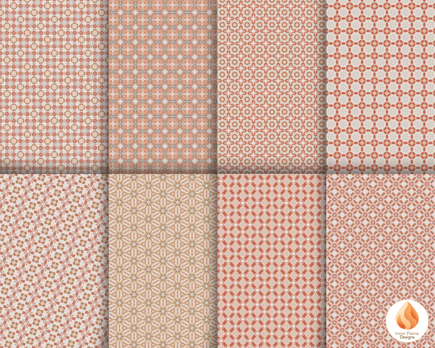 Gentle Geometric Surface Patterns | Seamless Patterns for Wallpaper, Textiles, Packaging and Digital Designs