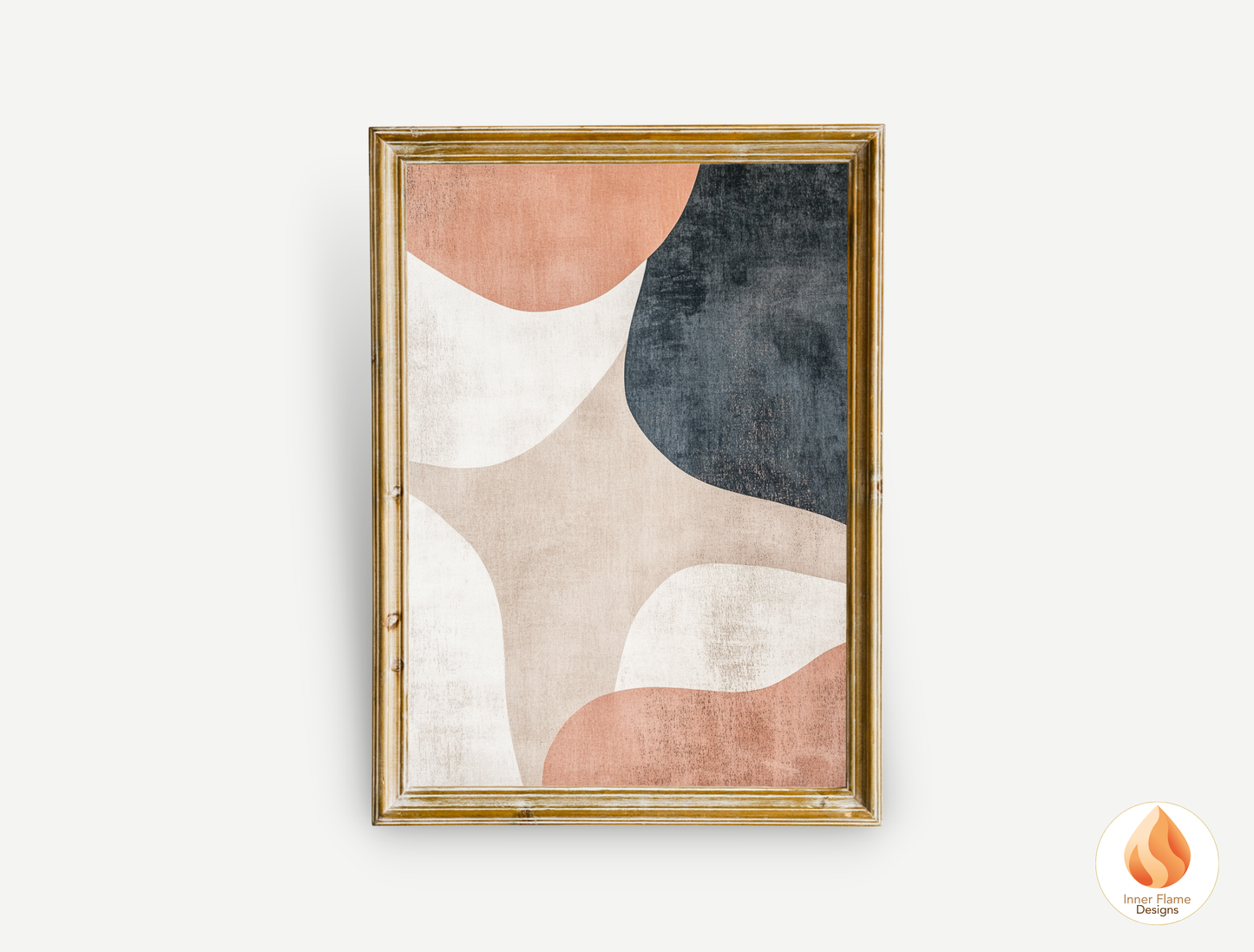 Organic Minimalist Art for Modern Home Design | Triptych Artwork