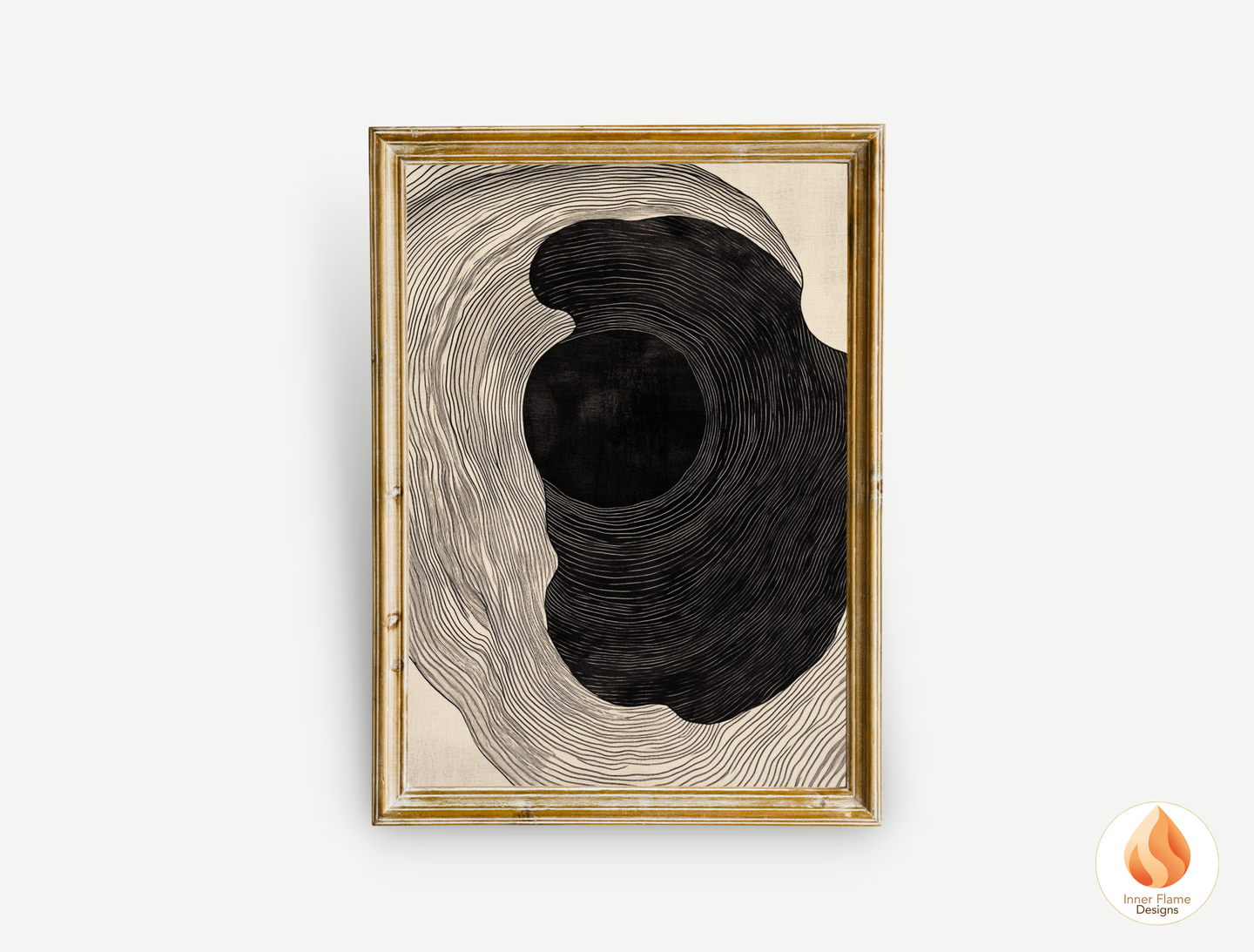 Intense Line Art for Modern Home Design | Triptych Artwork