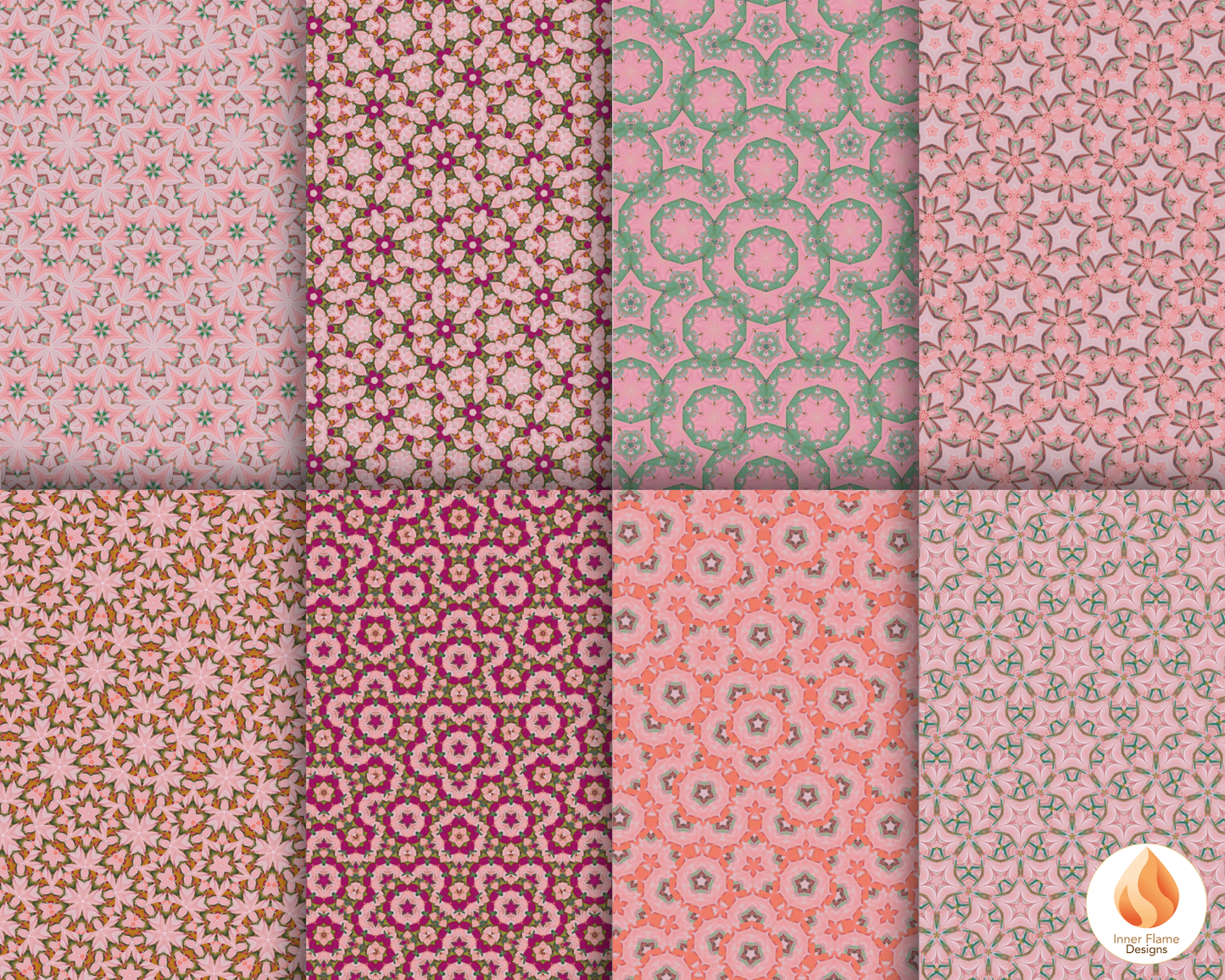 Playful Geometric Surface Patterns | Seamless Patterns for Wallpaper, Textiles, Packaging and Digital Designs