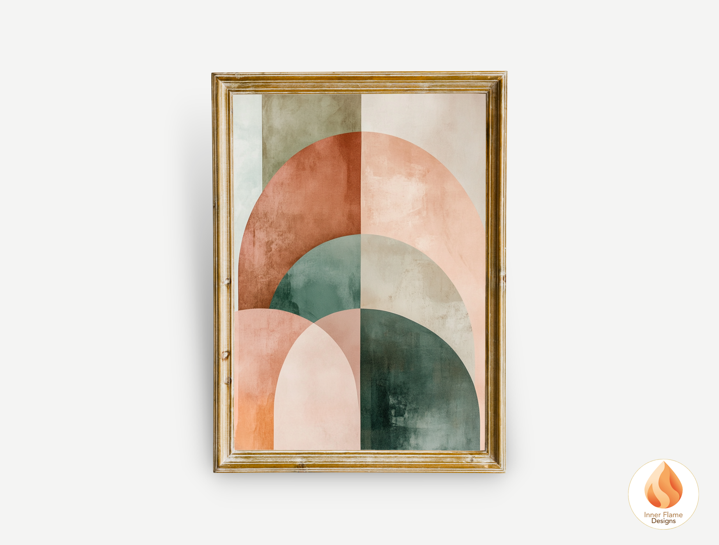 Harmonious Boho Wall Art Décor for Modern Home Design | Triptych Artwork