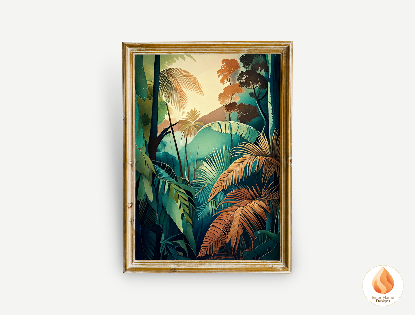 Verdant Botanical Art for Modern Home Design | Triptych Artwork