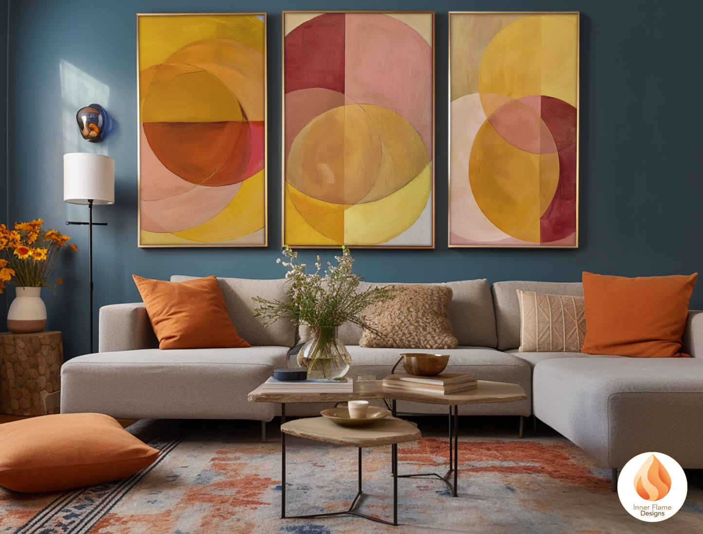 Modern Geometric Abstract Wall Art Designs for Home Décor
