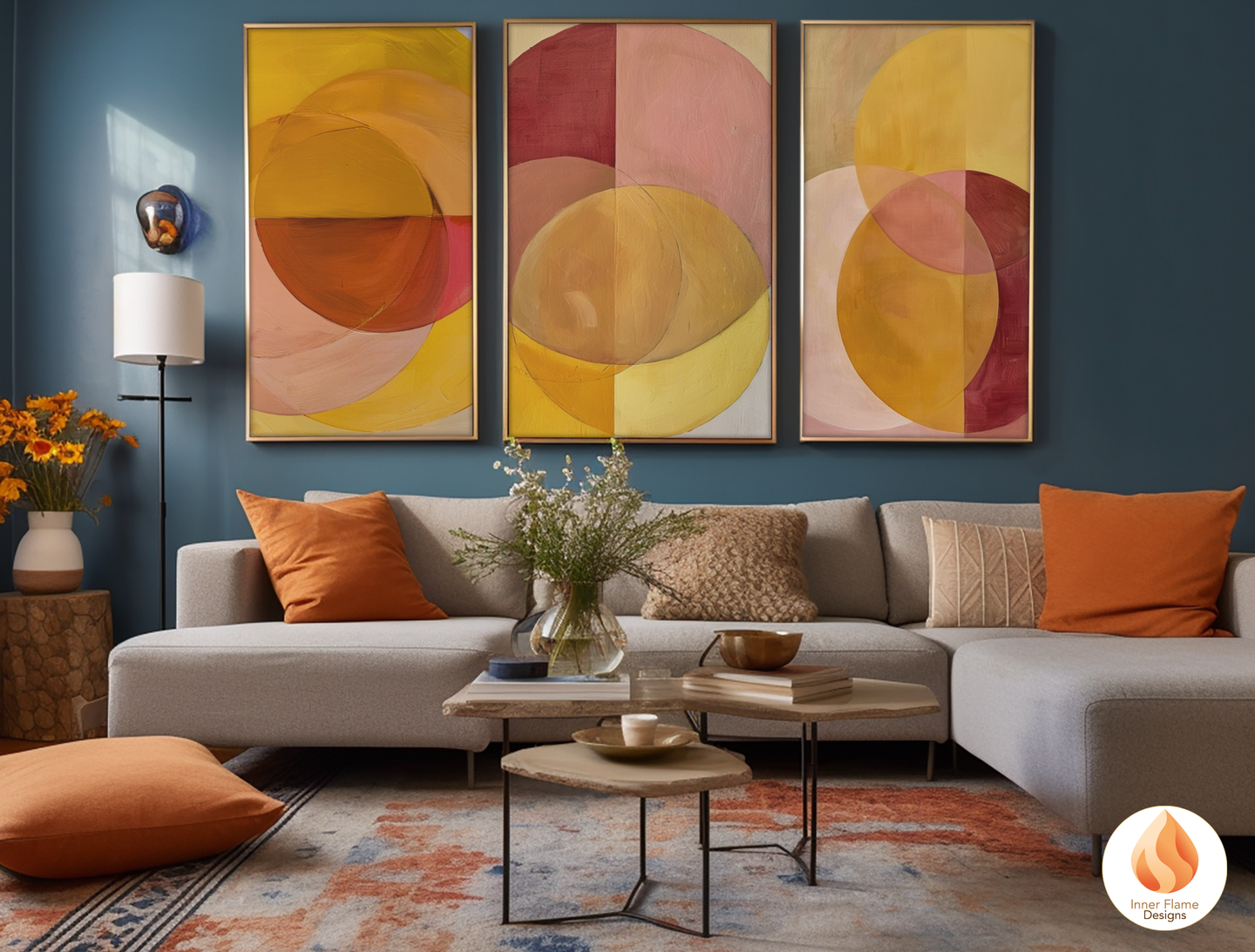 Modern Geometric Abstract Wall Art Designs for Home Décor
