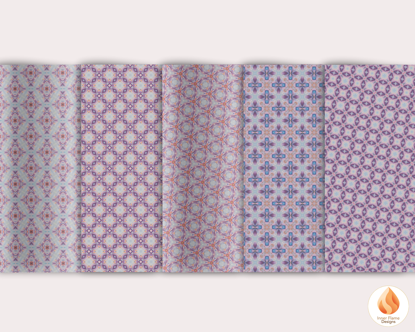 Serene Geometric Surface Patterns | Seamless Patterns for Wallpaper, Textiles, Packaging and Digital Designs