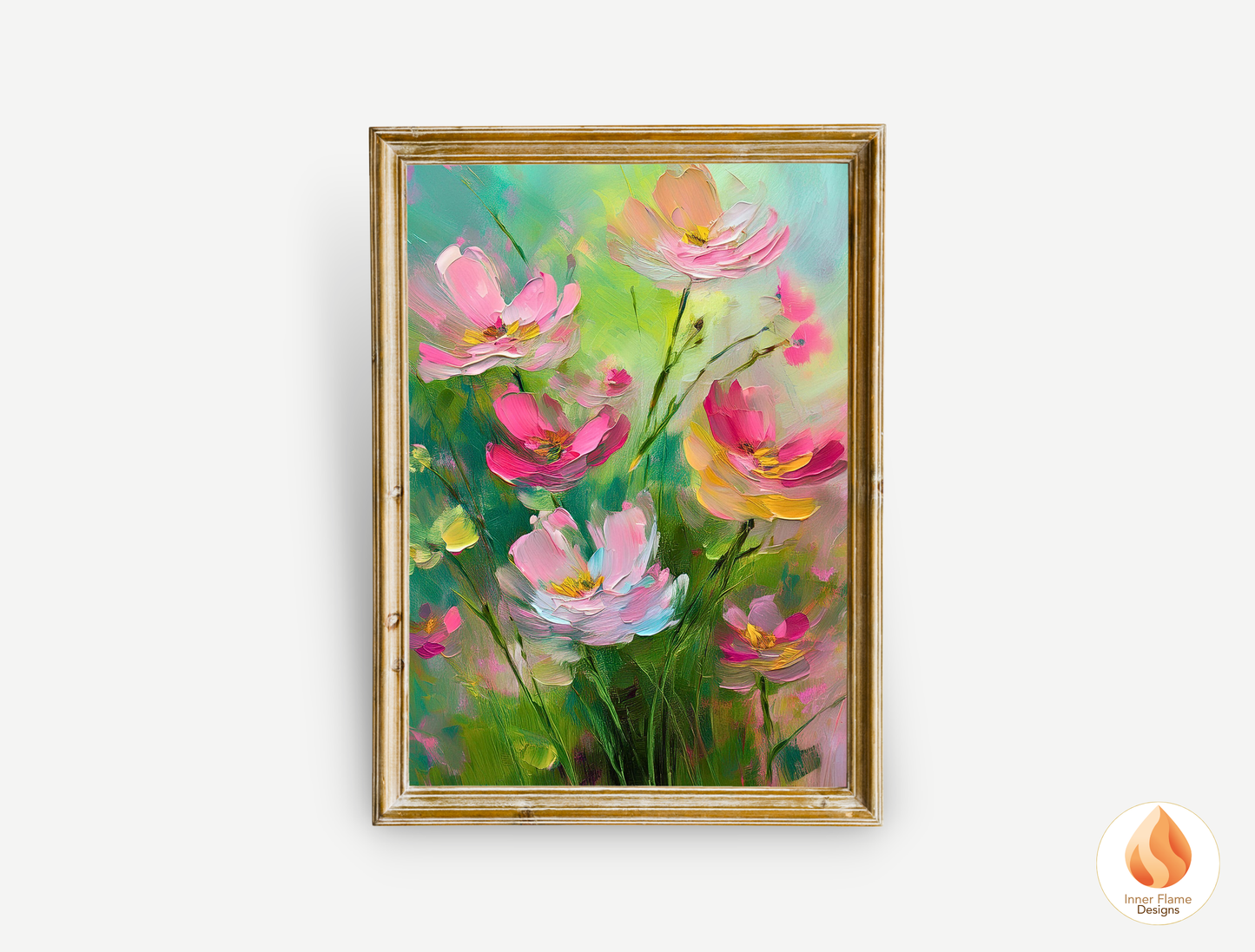 Captivating Flower Artwork for Modern Home Design | Four Piece Artwork