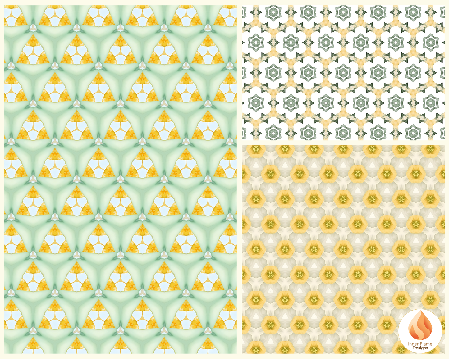 Soothing Geometric Surface Patterns | Seamless Patterns for Wallpaper, Textiles, Packaging and Digital Designs