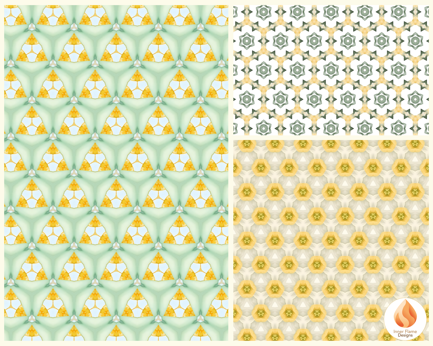 Soothing Geometric Surface Patterns | Seamless Patterns for Wallpaper, Textiles, Packaging and Digital Designs