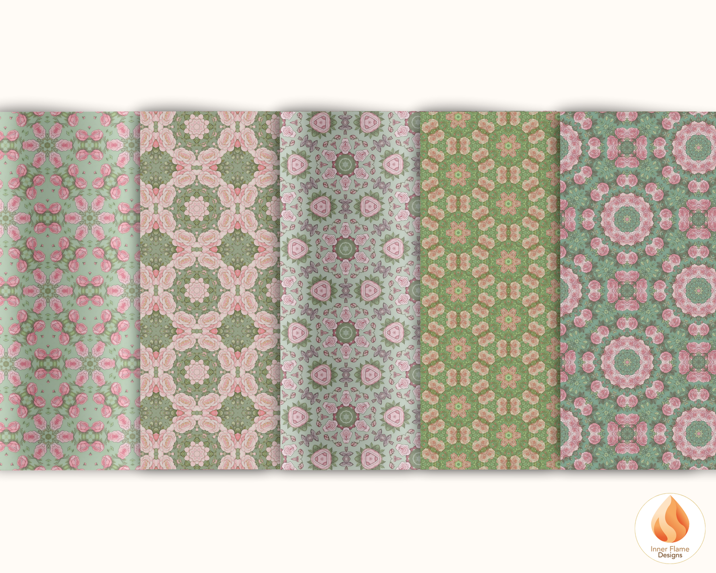 Rhythmic Geometric Surface Patterns | Seamless Patterns for Wallpaper, Textiles, Packaging and Digital Designs