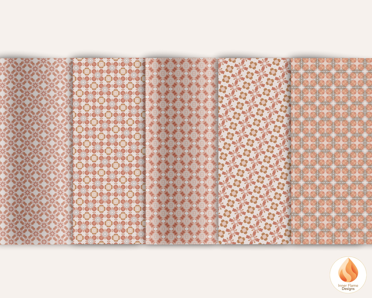 Gentle Geometric Surface Patterns | Seamless Patterns for Wallpaper, Textiles, Packaging and Digital Designs