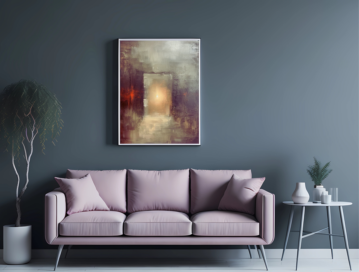 Contemplative Minimalist Art for Modern Home Design | Diptych Artwork