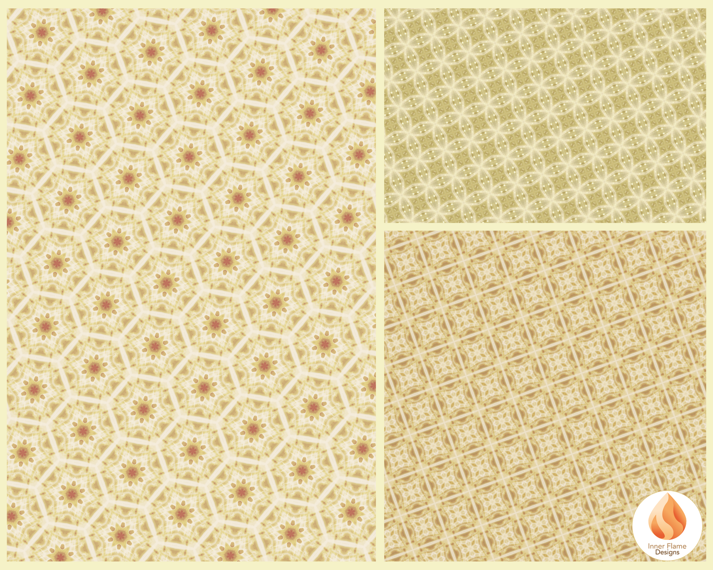 Classic Geometric Surface Patterns | Seamless Patterns for Wallpaper, Textiles, Packaging and Digital Designs