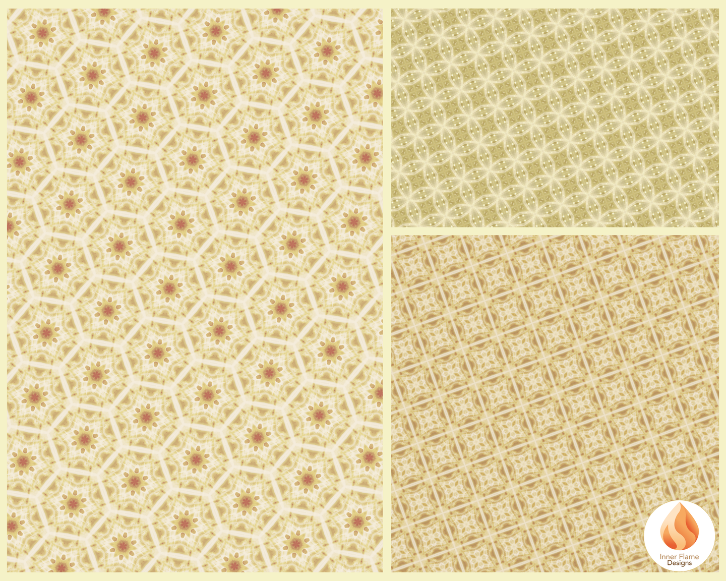 Classic Geometric Surface Patterns | Seamless Patterns for Wallpaper, Textiles, Packaging and Digital Designs