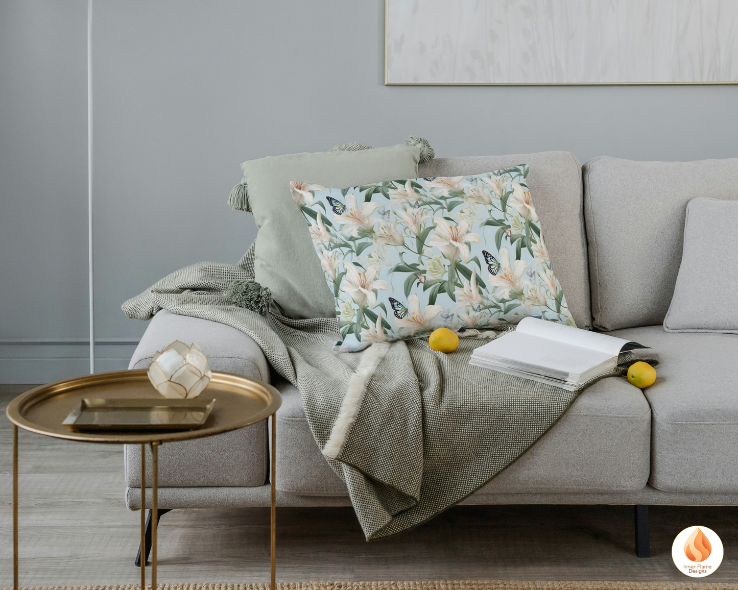Tranquil Lily Floral Surface Patterns | Seamless Patterns for Wallpaper, Textiles, Packaging and Digital Designs