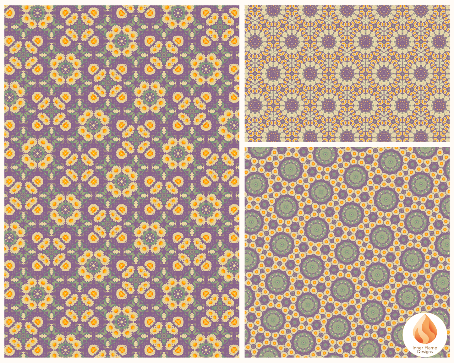 Radiant Geometric Surface Patterns | Seamless Patterns for Wallpaper, Textiles, Packaging and Digital Designs