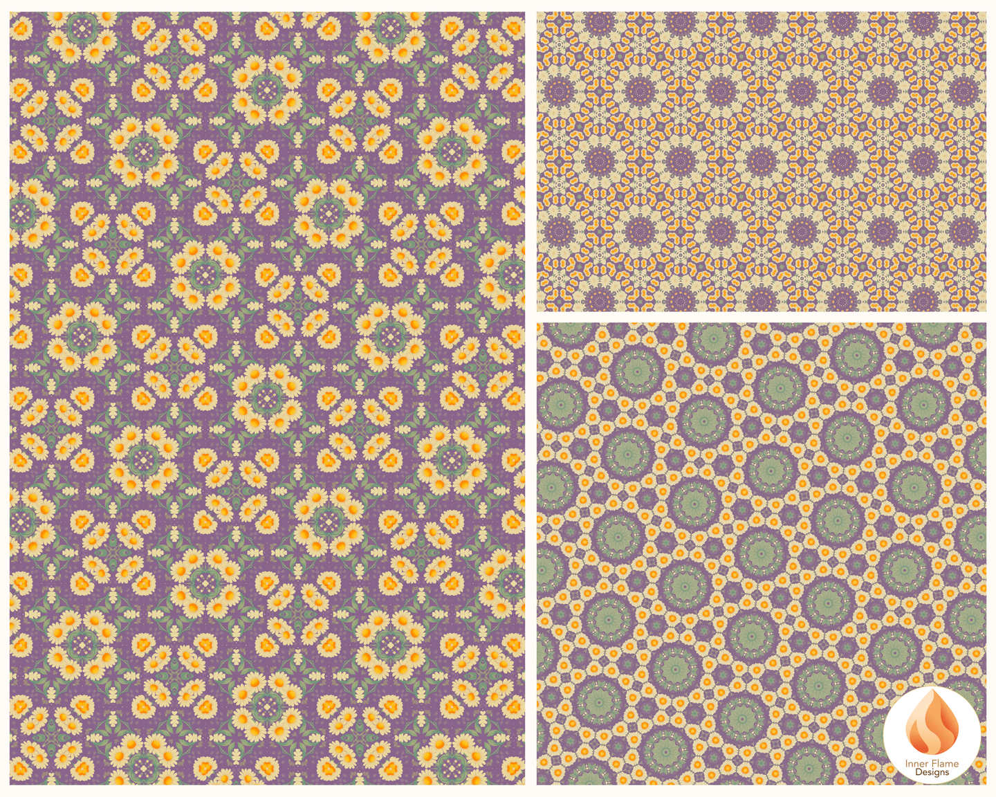 Radiant Geometric Surface Patterns | Seamless Patterns for Wallpaper, Textiles, Packaging and Digital Designs