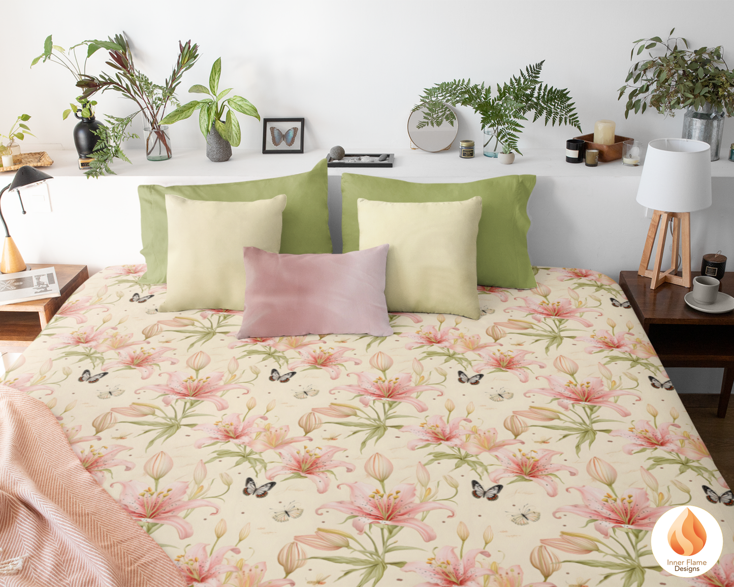 Spring Lily Floral Surface Patterns | Seamless Patterns for Wallpaper, Textiles, Packaging and Digital Designs