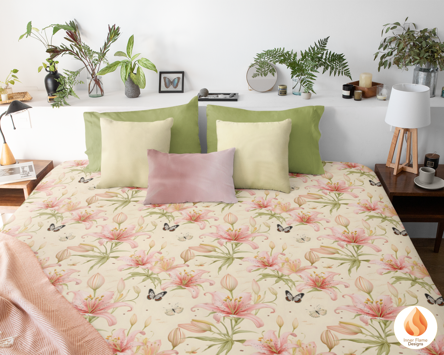 Spring Lily Floral Surface Patterns | Seamless Patterns for Wallpaper, Textiles, Packaging and Digital Designs