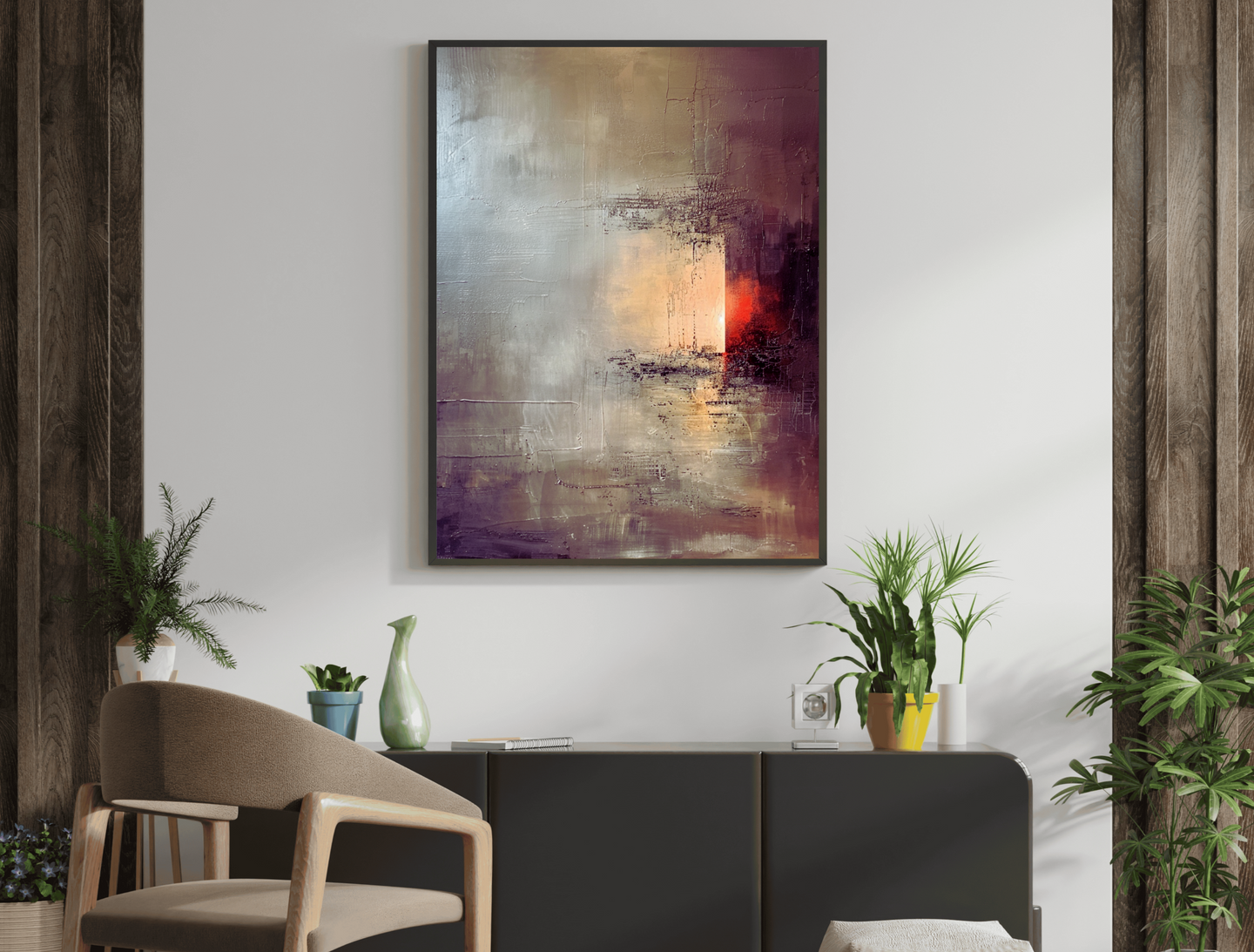 Contemplative Minimalist Art for Modern Home Design | Diptych Artwork