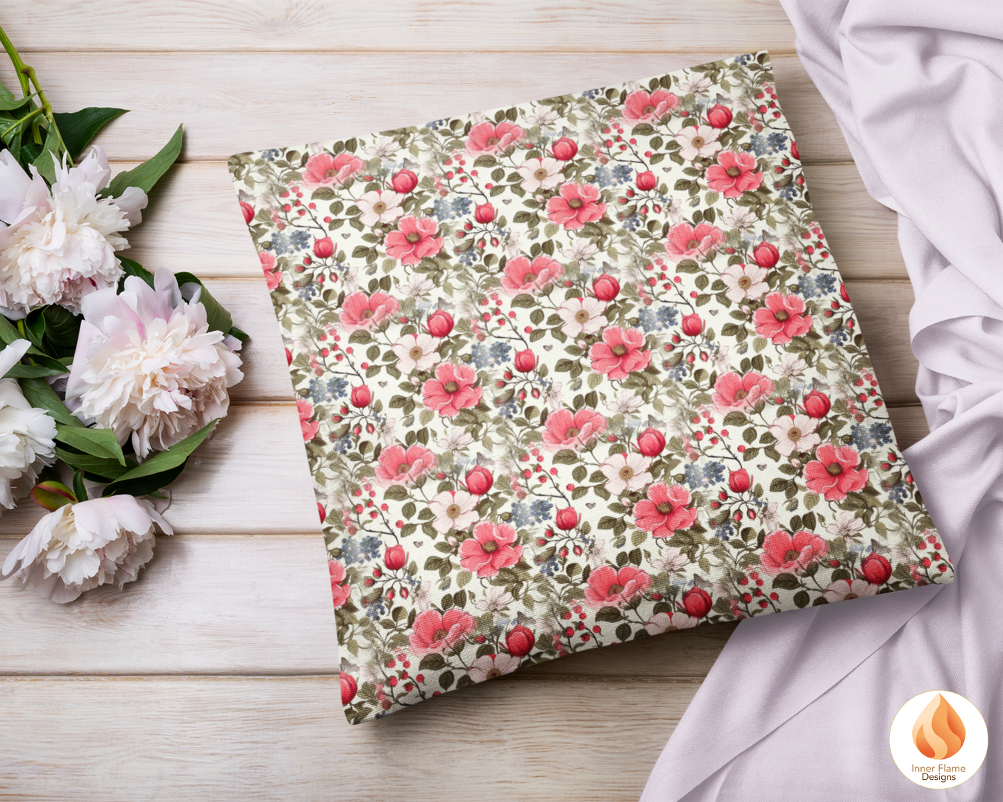 Bold Rose Floral Surface Patterns | Seamless Patterns for Wallpaper, Textiles, Packaging and Digital Designs