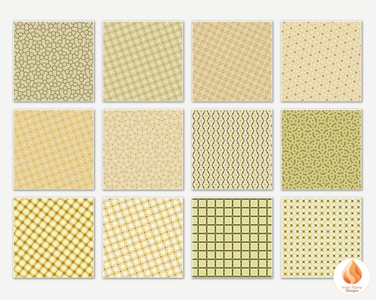 Classic Geometric Surface Patterns | Seamless Patterns for Wallpaper, Textiles, Packaging and Digital Designs