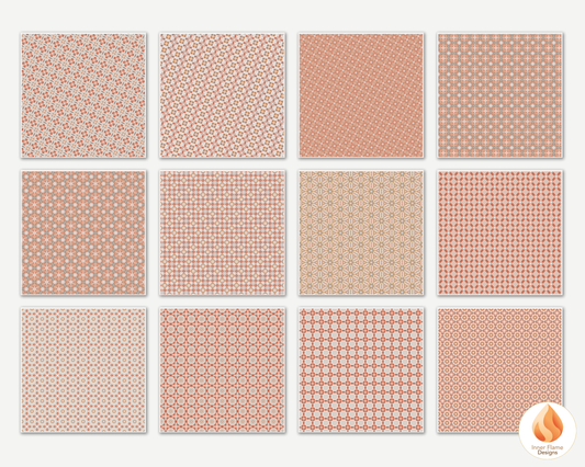 Gentle Geometric Surface Patterns | Seamless Patterns for Wallpaper, Textiles, Packaging and Digital Designs