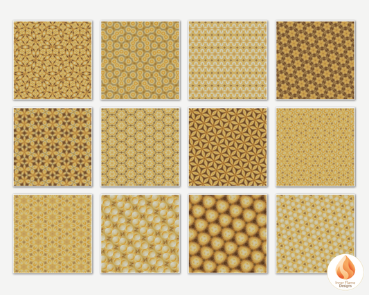 Ornate Geometric Surface Patterns | Seamless Patterns for Wallpaper, Textiles, Packaging and Digital Designs