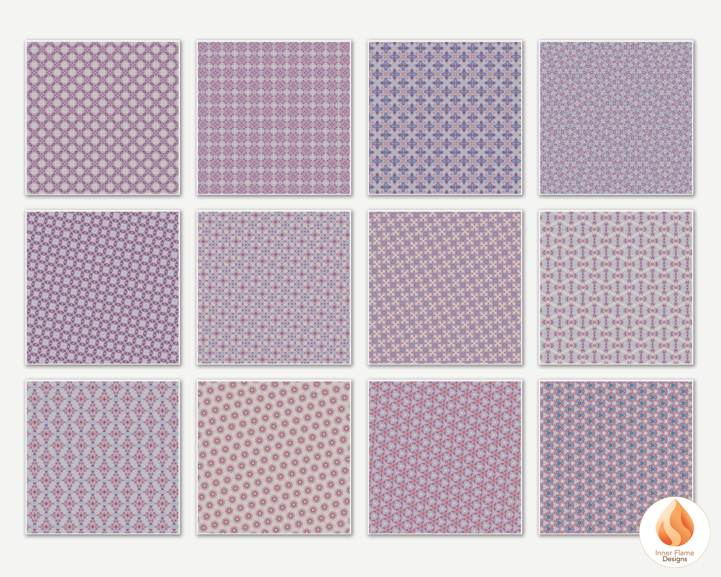 Serene Geometric Surface Patterns | Seamless Patterns for Wallpaper, Textiles, Packaging and Digital Designs