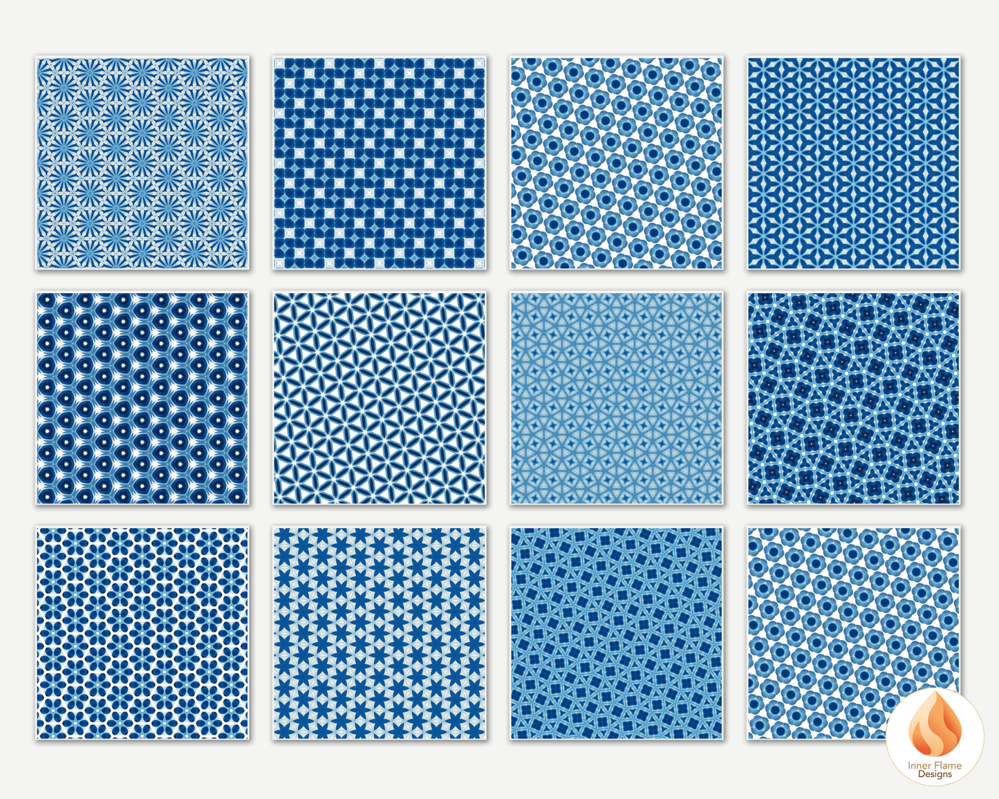 Vivid Geometric Surface Patterns | Seamless Patterns for Wallpaper, Textiles, Packaging and Digital Designs