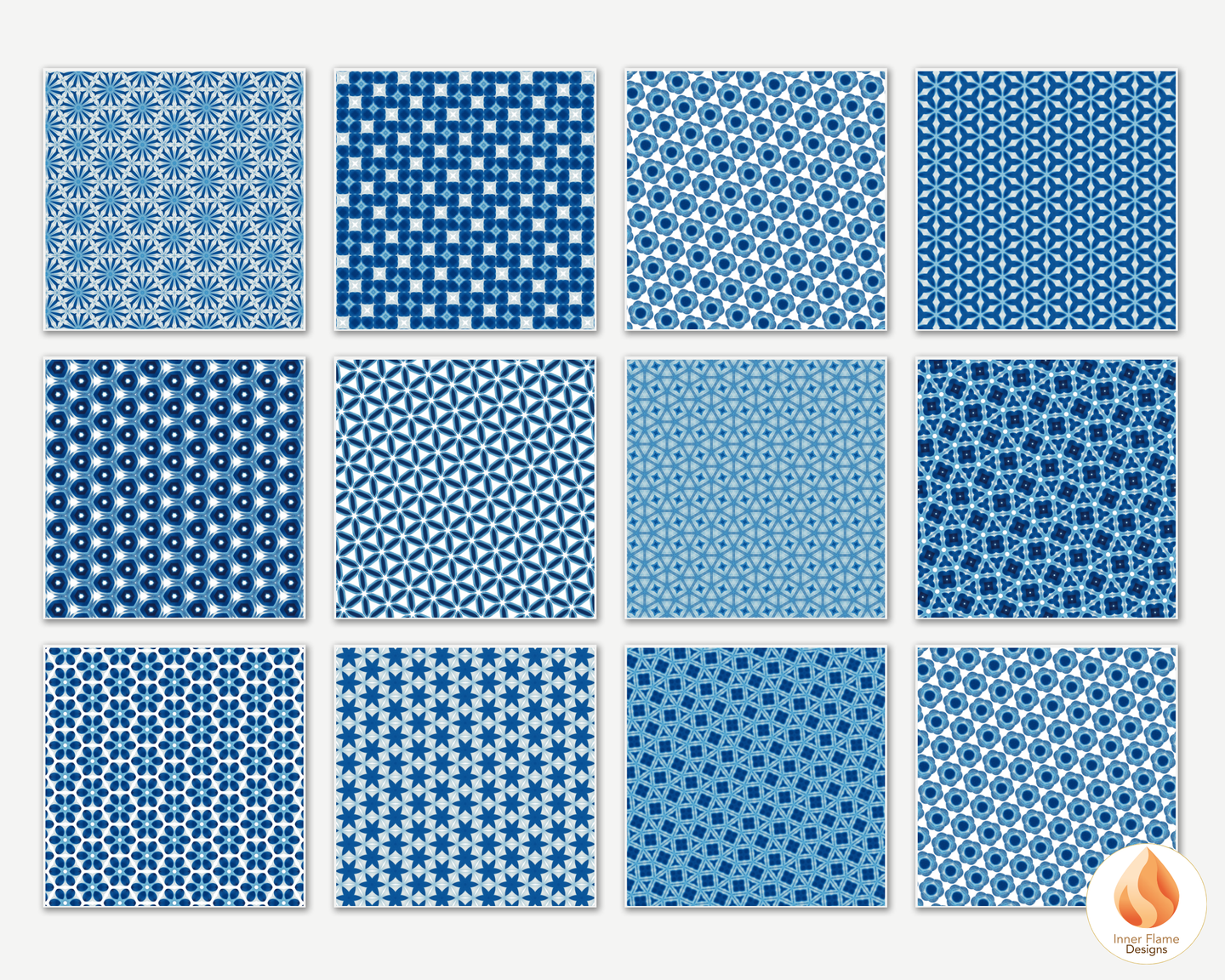 Vivid Geometric Surface Patterns | Seamless Patterns for Wallpaper, Textiles, Packaging and Digital Designs